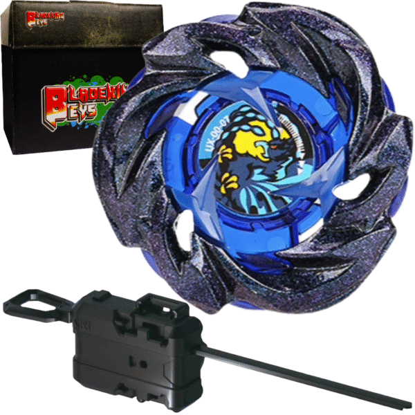 BLADEKING BEYS Launcher Kit- UX-black 00-07 PhoenixRudder 9-70G + Winder Launcher + Toy Storage Box