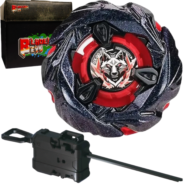BLADEKING BEYS Launcher Kit- UX-00-08B+R SilverWolf 3-80FB + Winder Launcher + Toy Storage Box
