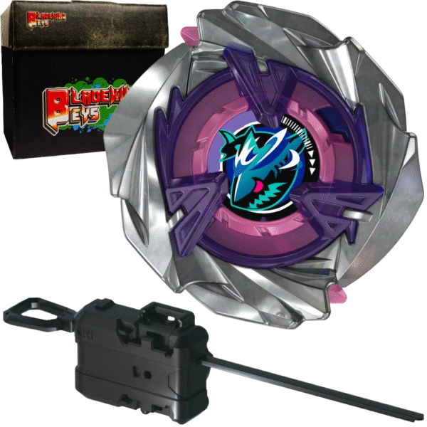 BLADEKING BEYS Launcher Kit- UX-15 SharkScale' 4-50UF + Winder Launcher + Toy Storage Box