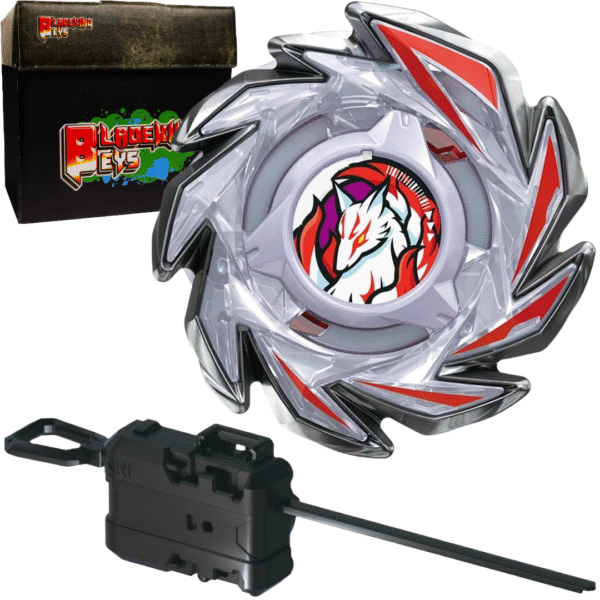 BLADEKING BEYS Launcher Kit- CX-06 FoxBrush' J9-70GR + Winder Launcher + Toy Storage Box