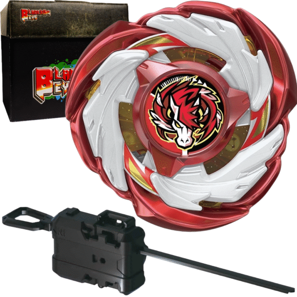 BLADEKING BEYS Launcher Kit- CX-Red 00-07 PegasusBlast' ATr' + Winder Launcher + Toy Storage Box