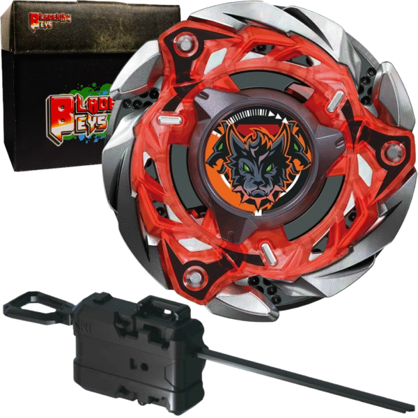 BLADEKING BEYS Launcher Kit- CX-08 CerberusFlame' W5-80WB + Winder Launcher + Toy Storage Box