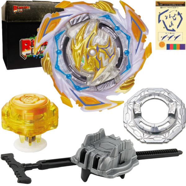 BLADEKING BEYS Pull Rule Launcher Kit- B191-03 Savior Perseus Nexus Survive'-3 + LR Pull Rule Launcher + Toy Storage Box