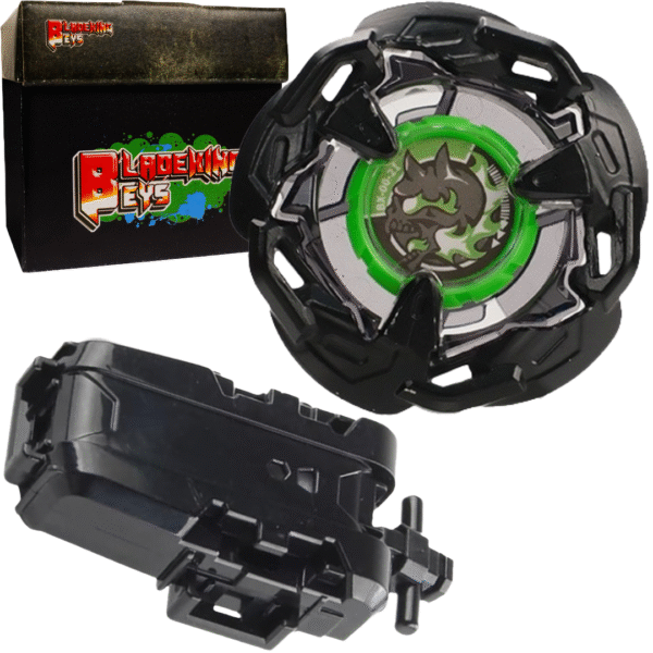 BLADEKING BEYS String Launcher Set- BX-black 00-21 Hells Chain 5-60HT + String Launcher + Toy Storage Box