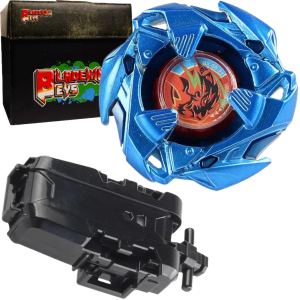 BLADEKING BEYS String Launcher Set- BX-blue 00-33 WeissTiger 3-60U + String Launcher + Toy Storage Box