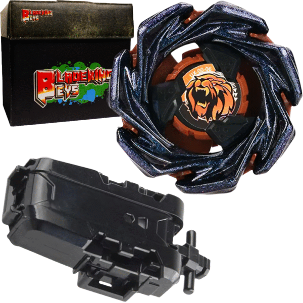 BLADEKING BEYS String Launcher Set- UX-black 00-06 LeonCrest 7-60GN + String Launcher + Toy Storage Box