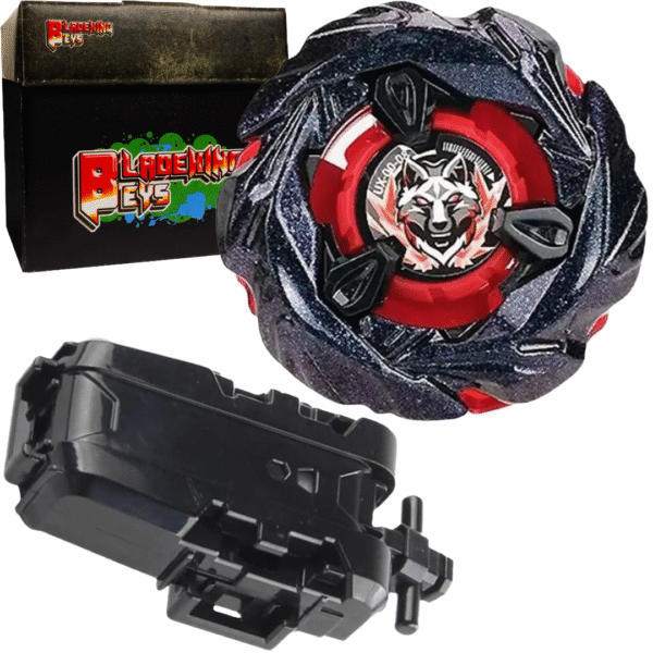 BLADEKING BEYS String Launcher Set- UX-00-08B+R SilverWolf 3-80FB + String Launcher + Toy Storage Box