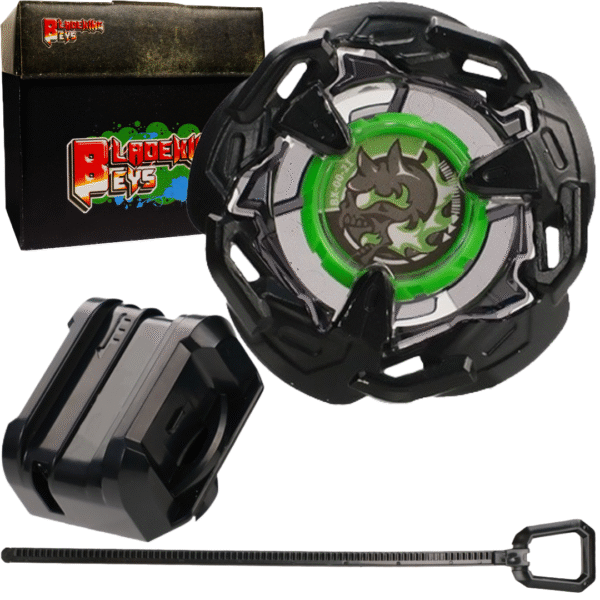 BLADEKING BEYS Launcher Kit- BX-black 00-21 Hells Chain 5-60HT + Small Winder Launcher + Toy Storage Box