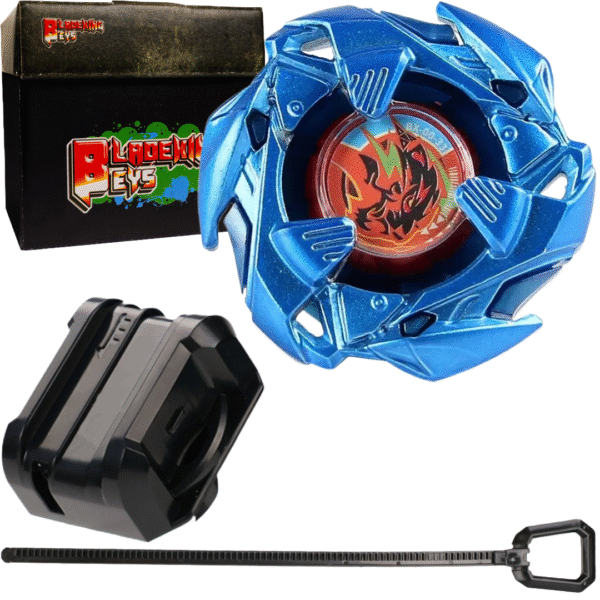 BLADEKING BEYS Launcher Kit- BX-blue 00-33 WeissTiger 3-60U + Small Winder Launcher + Toy Storage Box