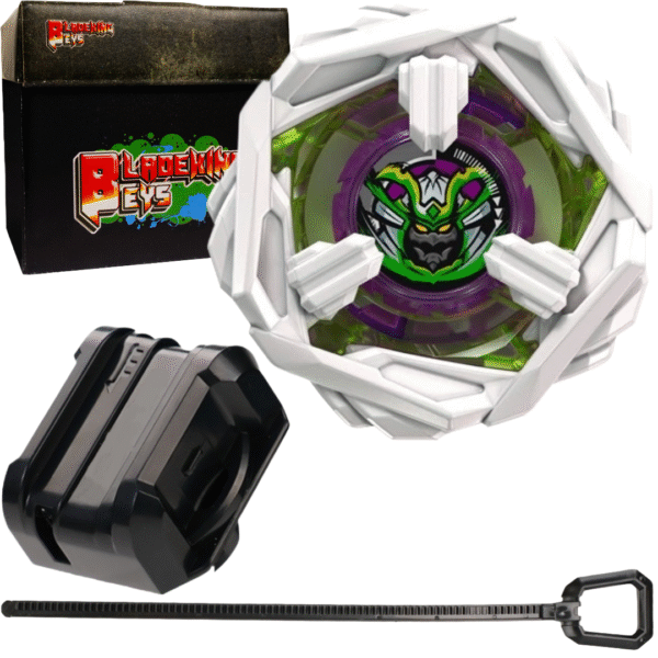 BLADEKING BEYS Launcher Kit- BX-43 SamuraiSteel' 5-70GF + Small Winder Launcher + Toy Storage Box