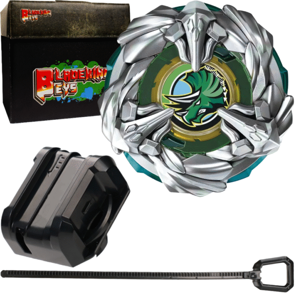 BLADEKING BEYS Launcher Kit- BX-44 TriceraPress' M-85BS + Small Winder Launcher + Toy Storage Box