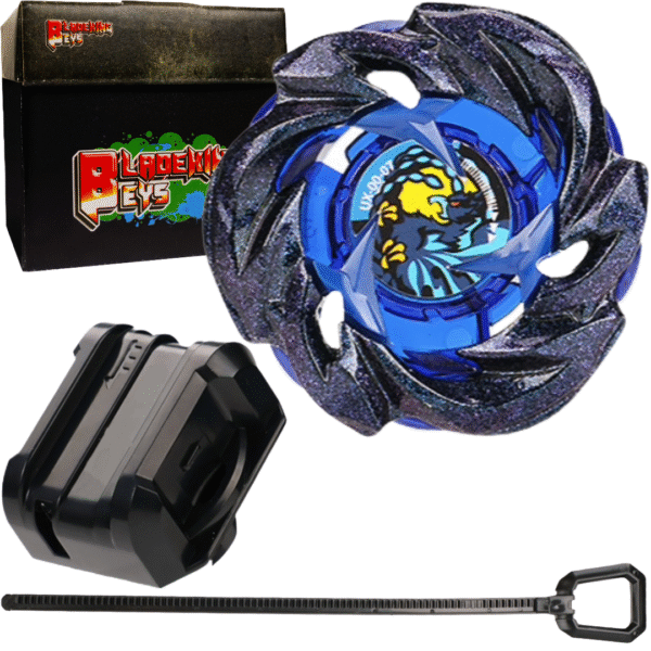 BLADEKING BEYS Launcher Kit- UX-black 00-07 PhoenixRudder 9-70G + Small Winder Launcher + Toy Storage Box