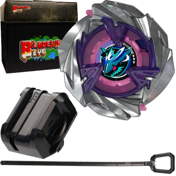 BLADEKING BEYS Launcher Kit- UX-15 SharkScale' 4-50UF + Small Winder Launcher + Toy Storage Box