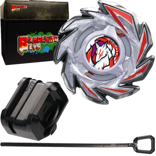 BLADEKING BEYS Launcher Kit- CX-06 FoxBrush' J9-70GR + Small Winder Launcher + Toy Storage Box
