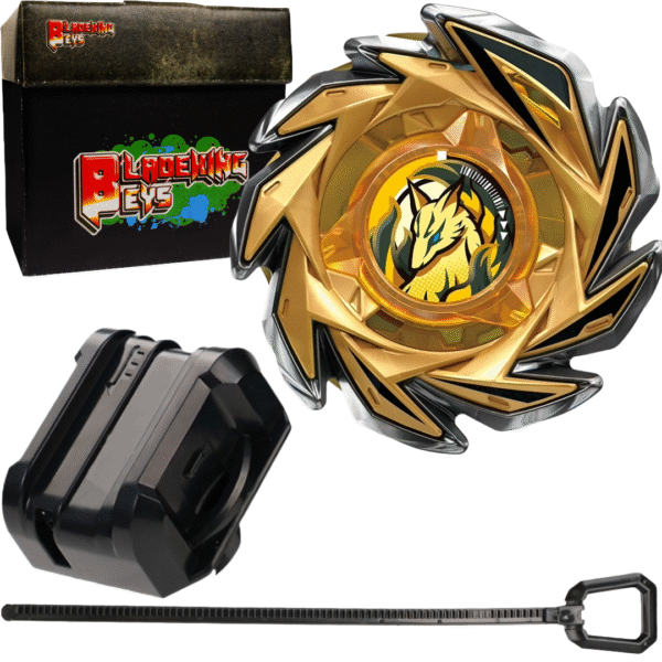 BLADEKING BEYS Launcher Kit- CX-06-02 FoxBrush' J2-60U + Small Winder Launcher + Toy Storage Box