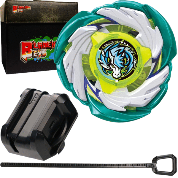 BLADEKING BEYS Launcher Kit- CX-07 PegasusBlast' ATr' + Small Winder Launcher + Toy Storage Box