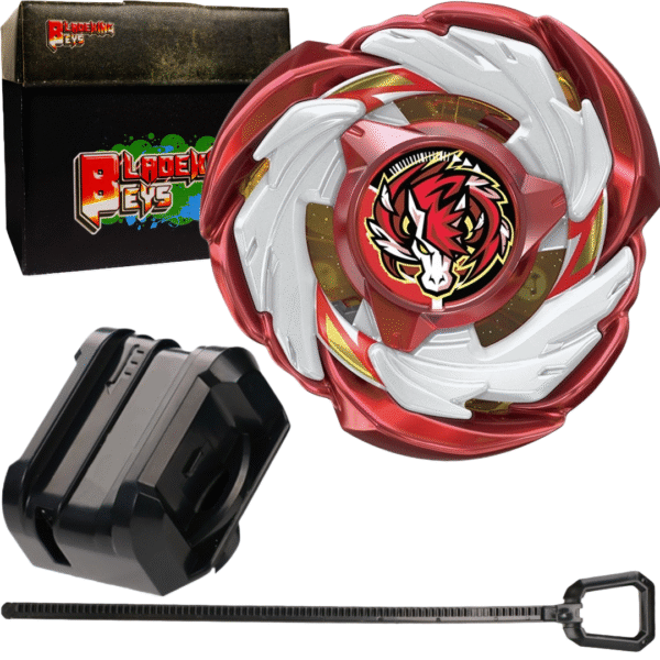 BLADEKING BEYS Launcher Kit- CX-Red 00-07 PegasusBlast' ATr' + Small Winder Launcher + Toy Storage Box