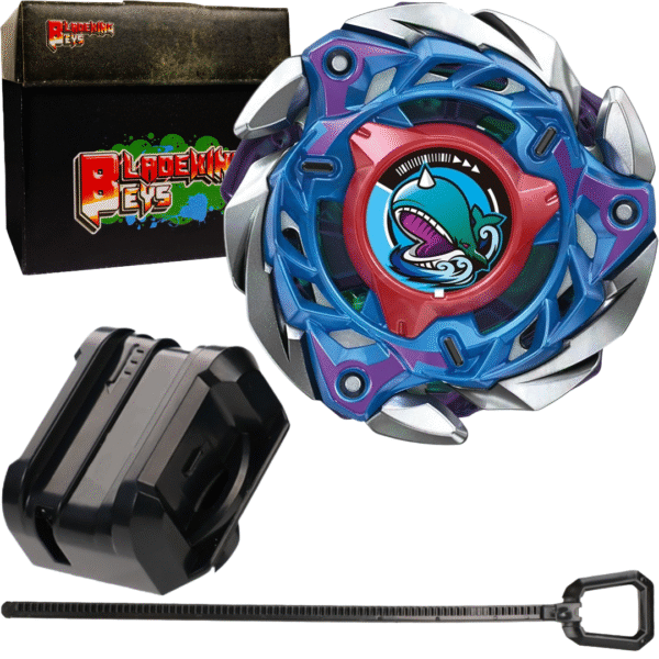 BLADEKING BEYS Launcher Kit- CX-08-01 WhaleFlame' M3-85HT + Small Winder Launcher + Toy Storage Box