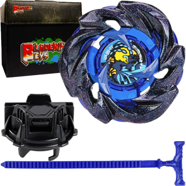 BLADEKING BEYS Launcher Kit- UX-black 00-07 PhoenixRudder 9-70G + TD Launcher + Toy Storage Box