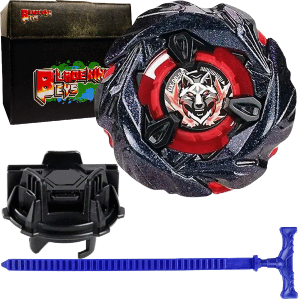 BLADEKING BEYS Launcher Kit- UX-00-08B+R SilverWolf 3-80FB + TD Launcher + Toy Storage Box