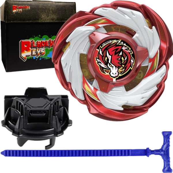 BLADEKING BEYS Launcher Kit- CX-Red 00-07 PegasusBlast' ATr' + TD Launcher + Toy Storage Box