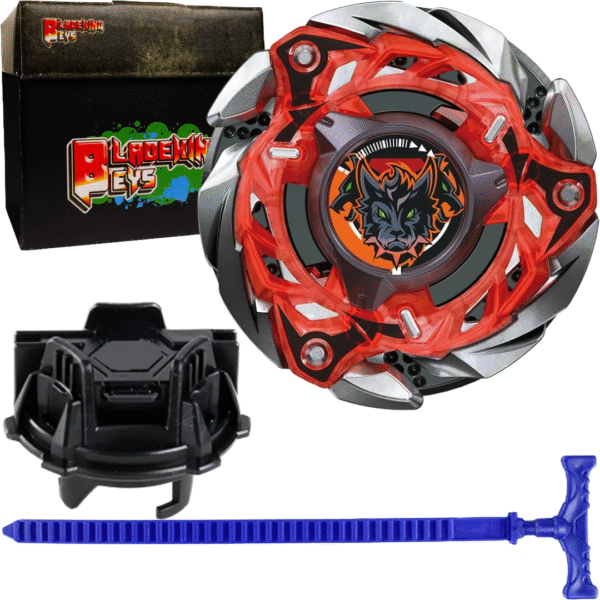 BLADEKING BEYS Launcher Kit- CX-08 CerberusFlame' W5-80WB + TD Launcher + Toy Storage Box