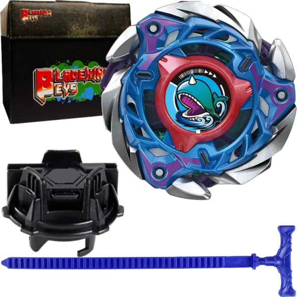 BLADEKING BEYS Launcher Kit- CX-08-01 WhaleFlame' M3-85HT + TD Launcher + Toy Storage Box