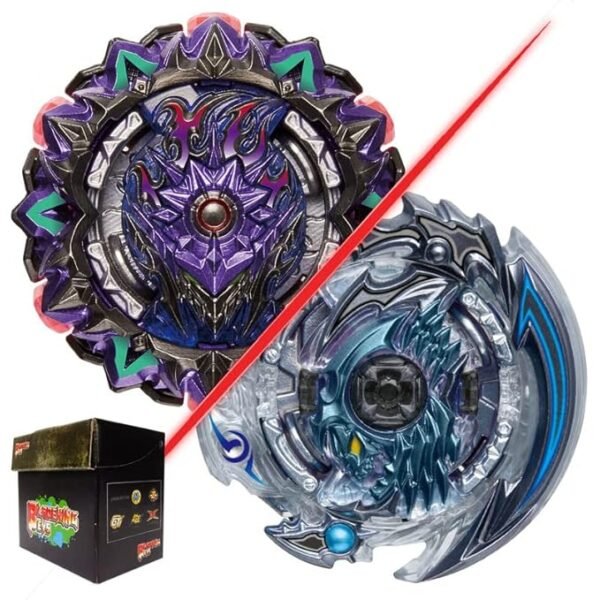 BLADEKING BEYS Random Booster Pack- B169 Variant Lucifer M 2D + B176 Hollow Deathscyther 12Ax Hi Ac'4Afor Adult + Toy Storage Box