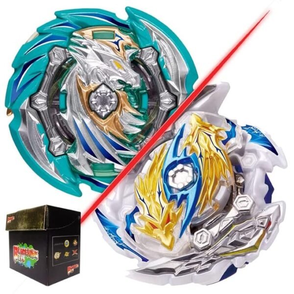 BLADEKING BEYS Random Booster Pack- B148 Heaven Pegasus 10 Proof Low Sen +B144 Zwei Longinus Drake Spiral+ Toy Storage Box