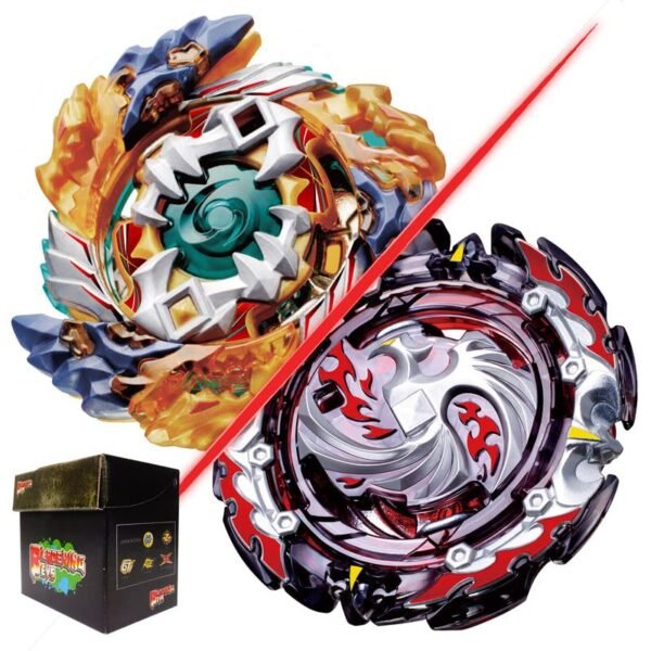 BLADEKING BEYS Random Booster Pack- B122 Zinc Alloy Geist Faf' + B131 Dead Phoenix 0 Atomic + Toy Storage Box