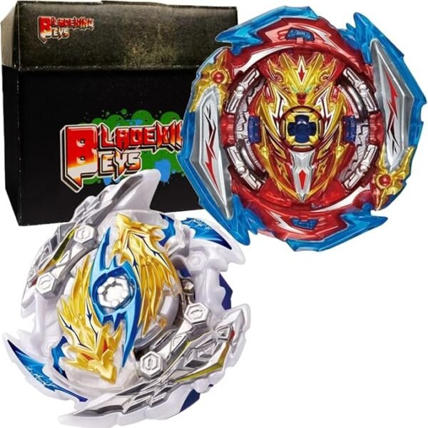 BLADEKING BEYS Random Booster Set B144White Zwei Longinus Drake Spiral' Metsu + B173-01 Infinite Achil' Dimension' 1B + Toy Storage Box