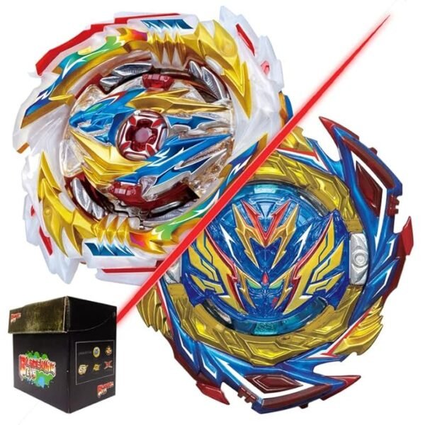 BLADEKING BEYS Random Booster Pack- B171 Tempest Dragon Charge M.1A + B187 Savior Valkyrie Shot-7 + Toy Storage Box