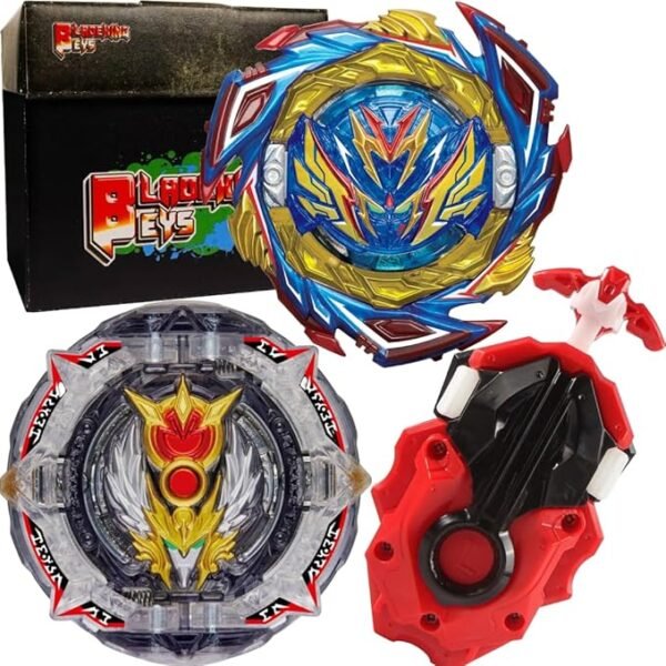 BLADEKING BEYS Random Booster Set B187 Savior Valkyrie Shot-7 + B192 Greatest Raphael Over High Xt+ DB lanucher + Toy Storage Box