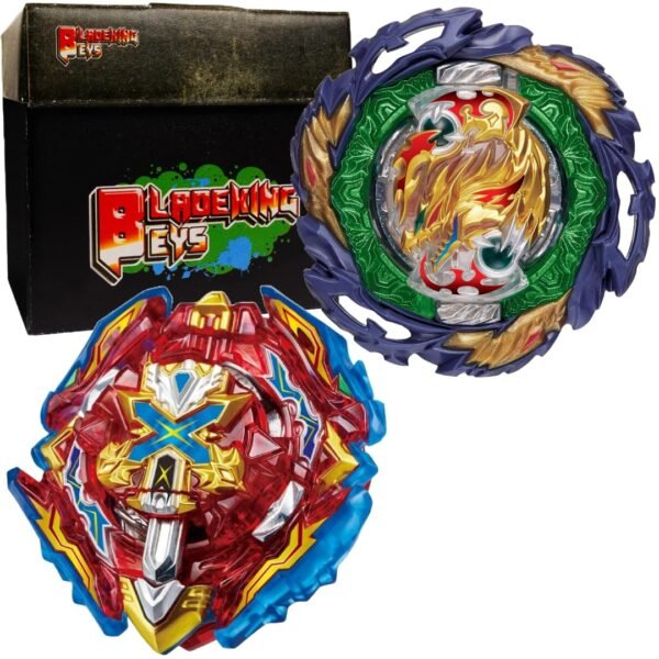 BLADEKING BEYS Random Booster Set B200 Xiphoid' Xcali' Xanthus Sword-1 + B185 Vanish Faf.3 Tapered Kick-3 + Toy Storage Box