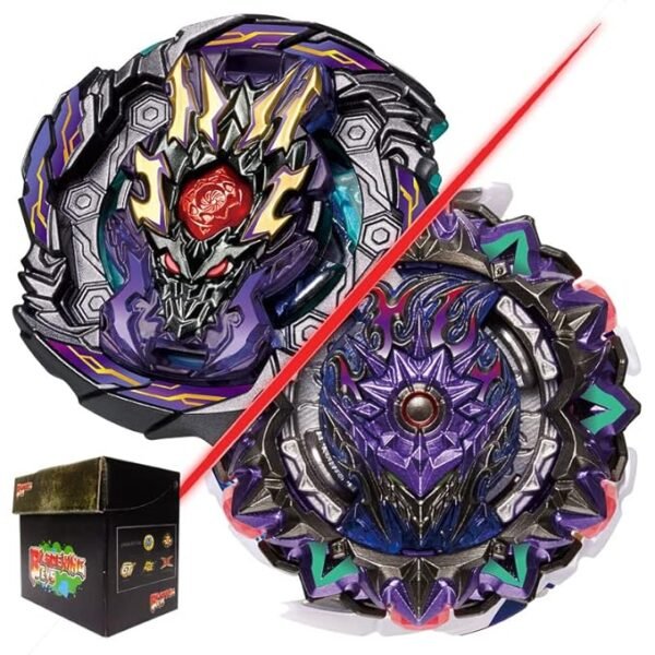 BLADEKING BEYS Random Booster Pack- B-149B Dread Bahamut 7Wall Gen + B169 Variant Lucifer Mobius 2D + Toy Storage Box