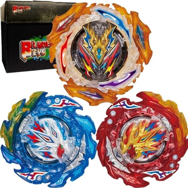 Random Booster Set B203B King Helios MR Gig' Z-10 + B203R Super Hyperion MR Tapered Xplo-2 + B203Y Divine Belial Nexus Bearing Drift + Toy Storage Box