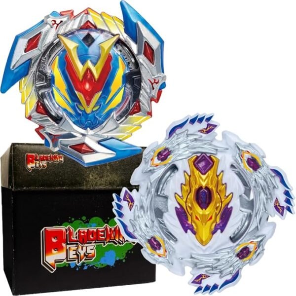 BLADEKING BEYS Random Booster Set B104 Winning Valkyrie 12 Volcanic + B110 Bloody Longinus 13 Jolt+ Toy Storage Box