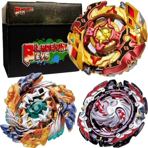 BLADEKING BEYS Random Booster Set + B122 Geist Faf.8' Absorb + B128 Cho-Z Spriggan'-0Wall Zeta' + B131 Dead Phoenix 0 Atomic + Toy Storage Box