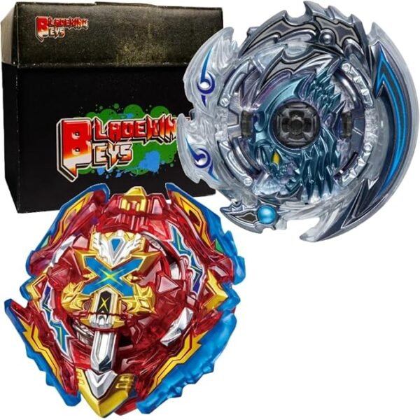 BLADEKING BEYS Random Booster Set B200 Xiphoid' Xcali' Xanthus Sword-1 + B176 Hollow Deathscyther 12Axe High Accel 4A + Toy Storage Box