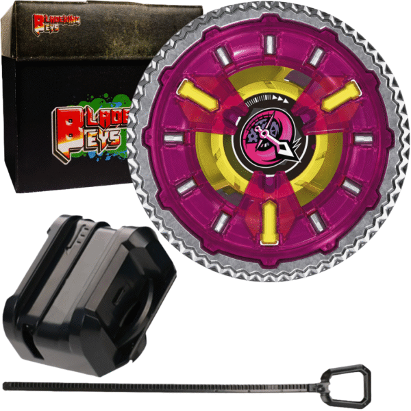 BLADEKING BEYS Launcher Kit- UX-16-03 ClockMirage' 9~65B + Small Winder Launcher + Toy Storage Box